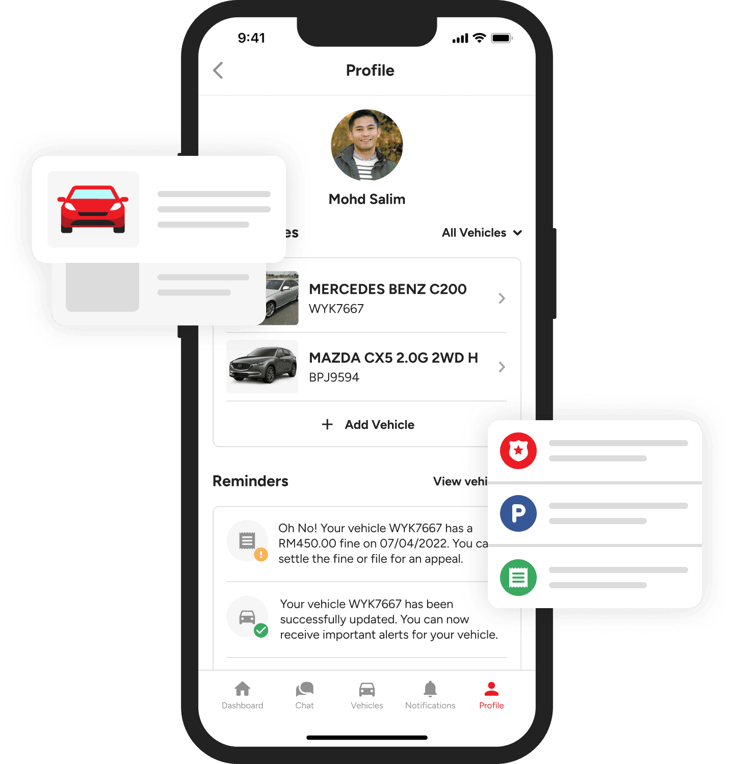 Motorist App Smart Reminder