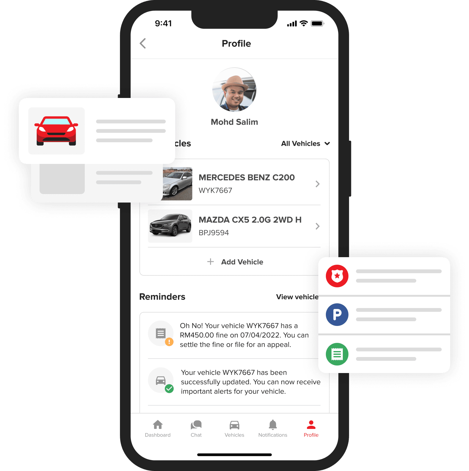 Motorist App Smart Reminder