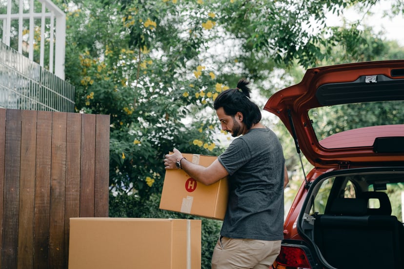 Loading Items Into Car