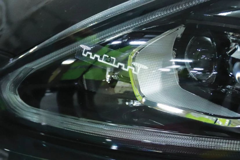 Place Your Tags On Your Headlights