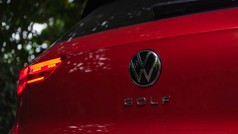 Golf R Line Rear Badge