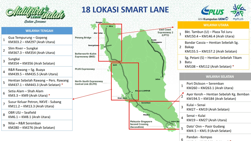 Optimizing your Hari Raya travel plans: SmartLanes activation and toll-free dates, photo 2