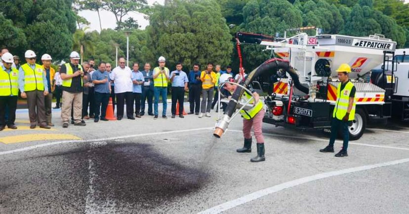 Jetpatcher Selangor Pothole Repair Machine