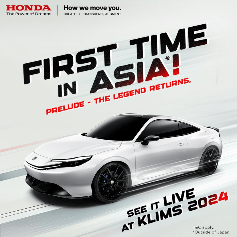 Honda Prelude concept to make southeast asia debut at KLIMS 2024, photo 2