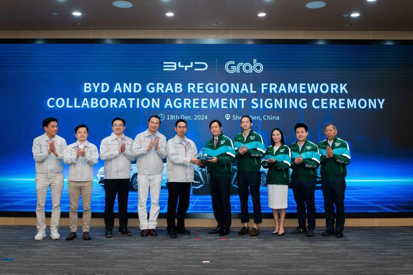 BYD Bekerjasama Dengan Grab Untuk Lebih Banyak Pilihan Perjalanan Mesra Alam di Asia Tenggara, photo 1