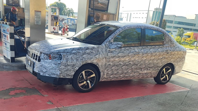 Proton Saga Baharu Dikesan di Stesen Minyak, Dengan Kamera ADAS?, photo 1