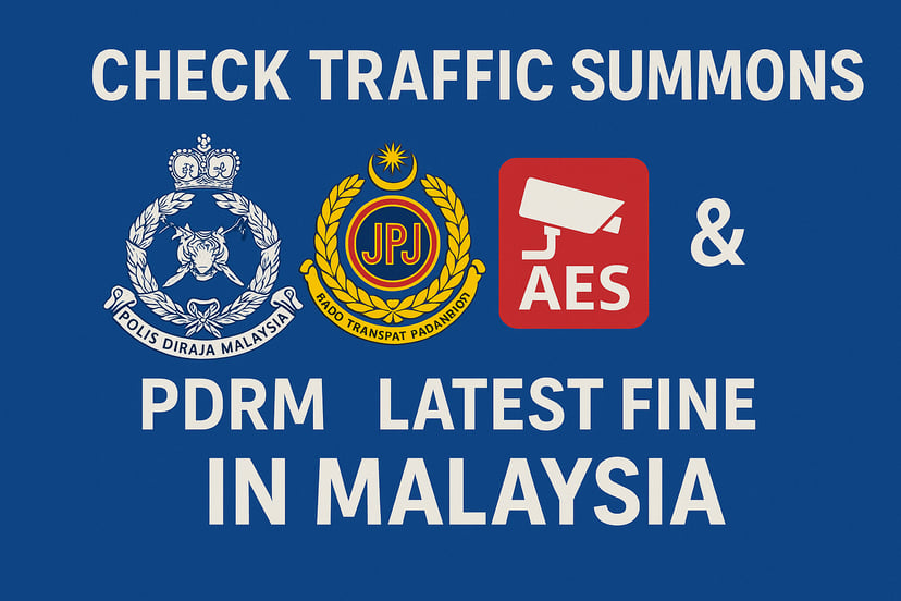 Check traffic summons: PDRM, JPJ, AES & fines in Malaysia, photo 1