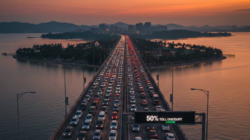 Over 2.2 Million Vehicles Expected In Penang This Christmas