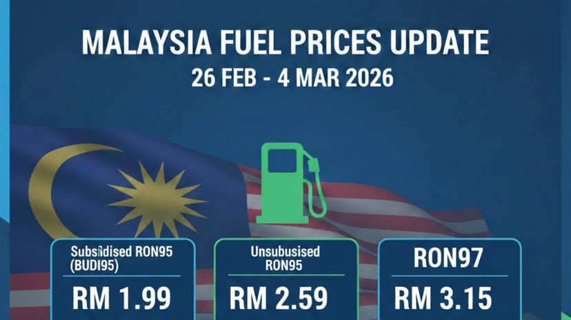 Harga Bahan Api Malaysia 26 Feb – 4 Mac 2026
