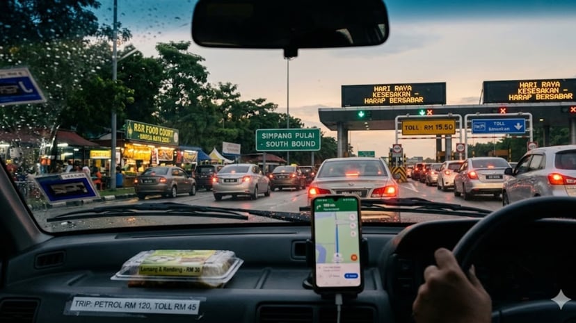 Hari Raya 2026 Journey Petrol, Toll, & Food Costs