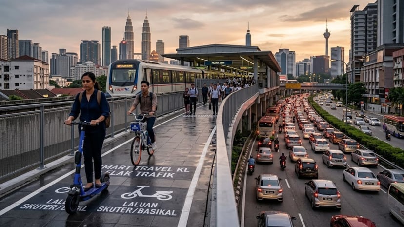 Elak Kesesakan Lalu Lintas Di Bandar Malaysia 2026