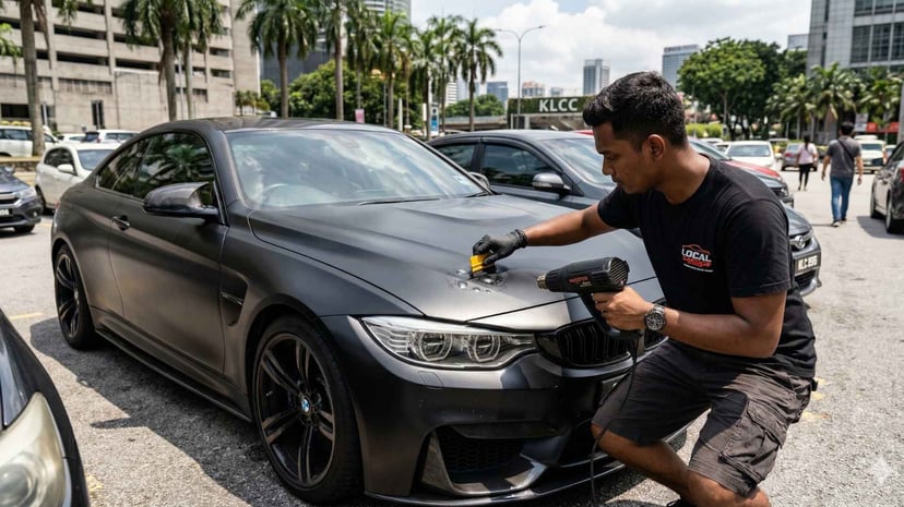 Keeping Your Wrapped Car Cool In Malaysia’s Heat How To Handle Bubbles