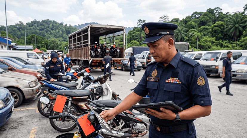 Jpj Selangor Seizes 34 Vehicles In Selayang