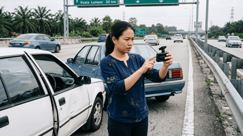 Dashcam After A Malaysia Accident