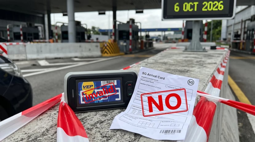 Driving to Singapore? No VEP, no SG Arrival Card from 6 Oct, photo 1