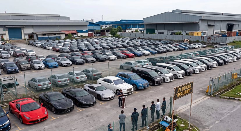 JPJ seizes 3,790 luxury cars in Malaysia, photo 1