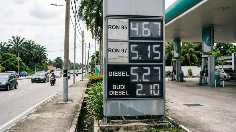 Malaysia diesel price today showing fuel pump prices, weekly diesel price updates and fuel cost trends for October 2026.