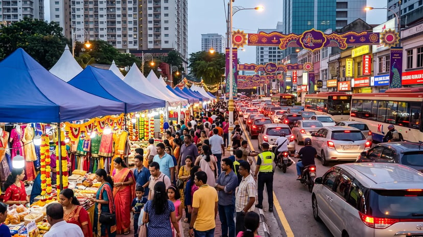 Membeli-belah untuk Deepavali di Malaysia: Cara elak kesesakan lalu lintas dan saman parkir, photo 1