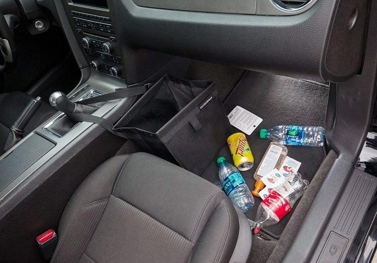 Motorist Littering In Car